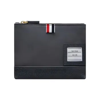 THOM BROWNE Super 120's Twill Zip Pouch