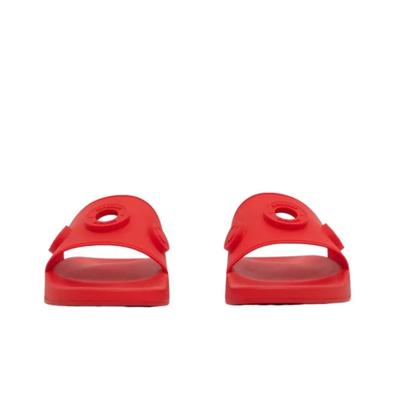 Burberry Slide Slippers Men's Red-4