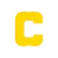 Letter C Wall-Mounted Storage Box (Building Blocks Not Included)