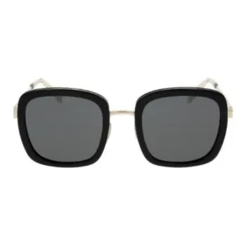CELINE Square Sunglasses Women's Gold