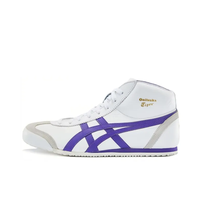 Onitsuka Tiger Mexico Mid Runner 'White Blue'-0