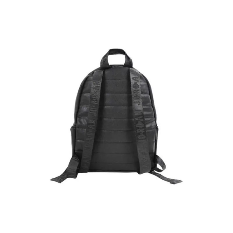 Jordan Leather Backpack Unisex Black-2