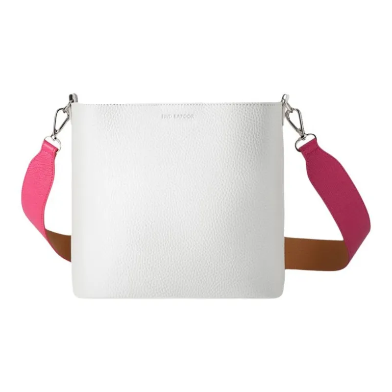 FIND KAPOOR Artificial Leather Bucket Bags Shoulder Bag Crossbody Bag Regular Women's Pink/Blue/White/Green-2