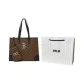 Dark Brown Mocha+Shopping Bag