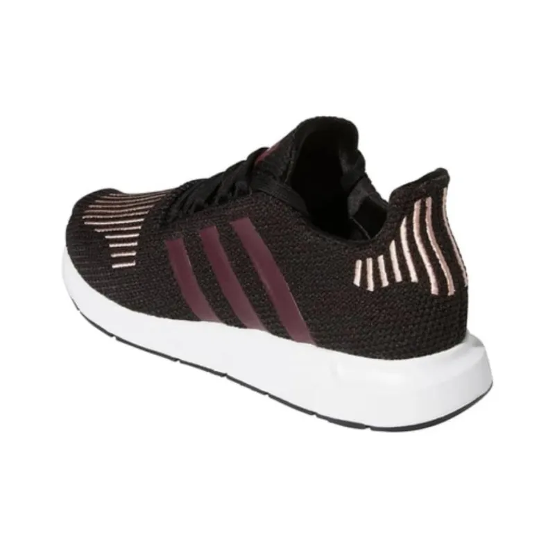 Adidas Swift Run Core Black Maroon Women's-3