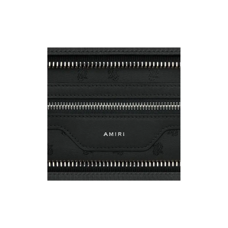 AMIRI Nylon Camera Bag Shoulder Bag Crossbody Bag Large Size Unisex Black-5