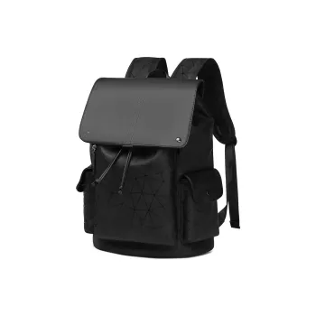 Slazenger PU Backpack Unisex Deep Black