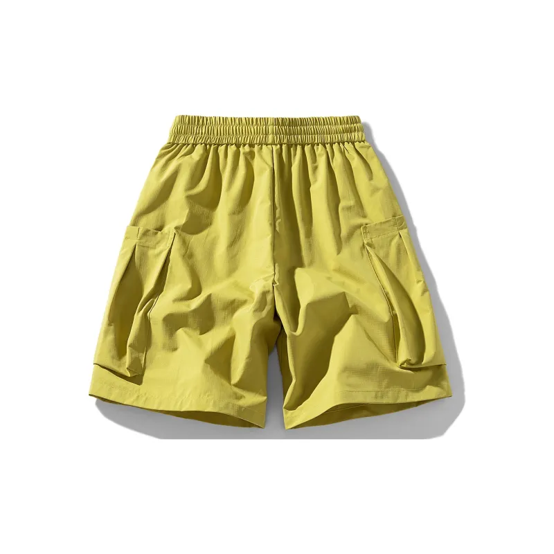 NOTFORMAD Cargo Shorts Unisex Apricot-15
