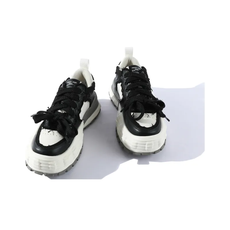 RO Height Increasing Low Top Skateboard Shoes Unisex-9