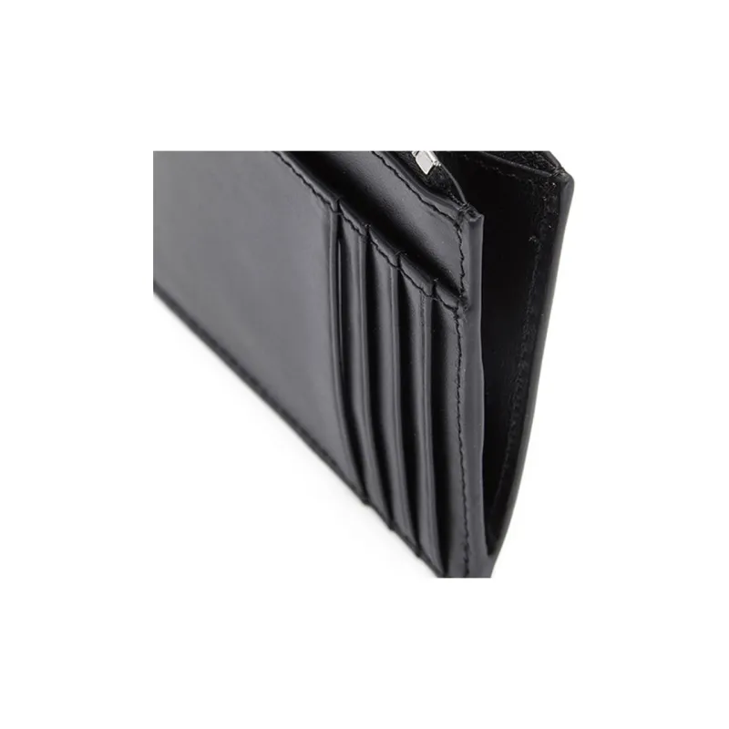 DIESEL Cow Leather Card Holder Regular Women's Black-2