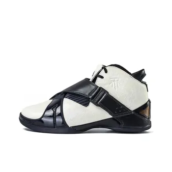 Adidas T Mac 5 Abrasion Resistant Mid Top Performance Basketball Shoes Men's Black White