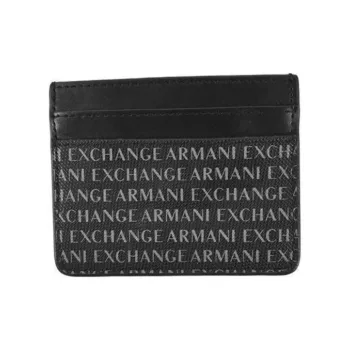 ARMANI EXCHANGEAE PVC Card Holder Men's Black