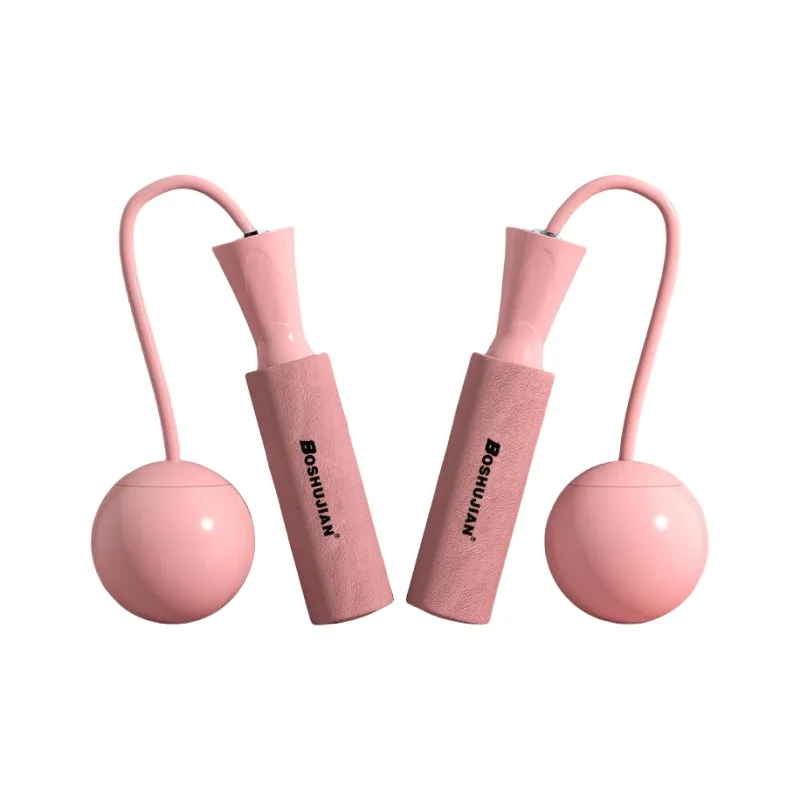 Bo Shu Jian Aerobic Fat Reduction Non Countable Jump Ropes Adults Foam PP Controller PVC Rope-2