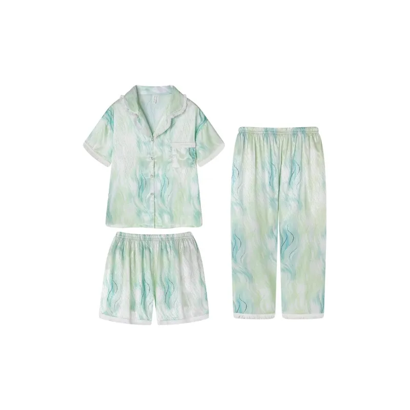 Ta Yan Pajama Set Women's Green-0