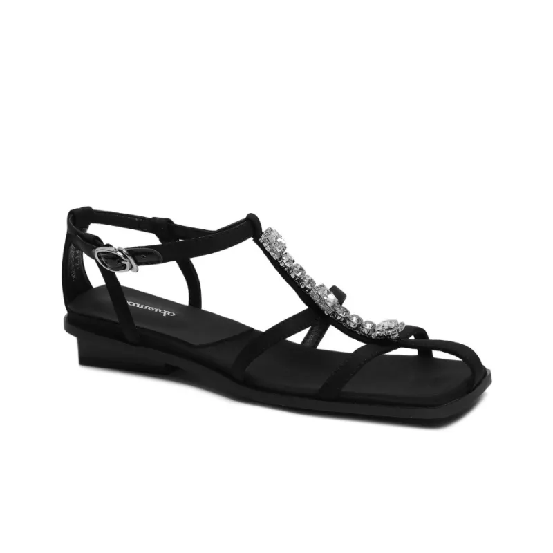 CAMEIDO Roman Sandals 2cm Women's Black-2