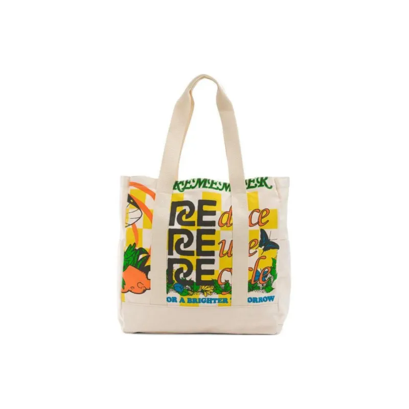 Vans Cotton Canvas Canvas Bag Tote Bag Shopping Bag Shoulder Bag Unisex Multicolor-2