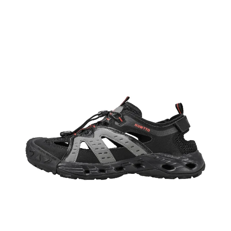 HUMTTO River Trekking Shoes Men's Chestnut Black-0
