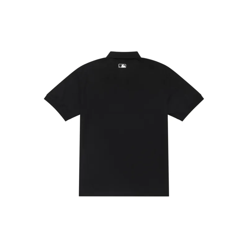 MLB New York Yankees MLB Basic Logo SS24 Polo Shirt Unisex Black-1