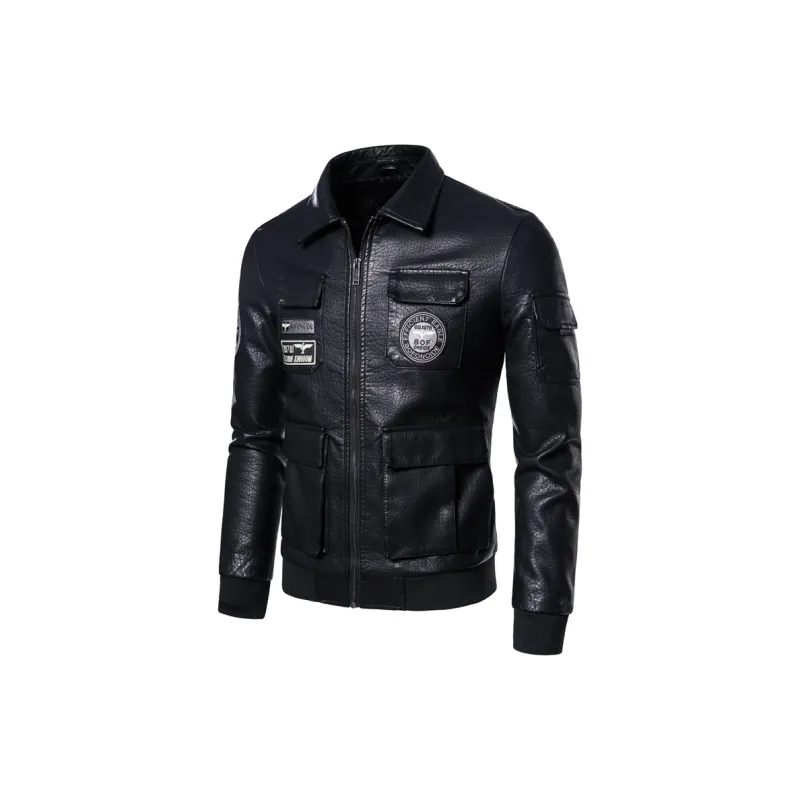 Riding Grams Unisex Motorcycle Jacket Coat Thickened And Fleece Lined-0