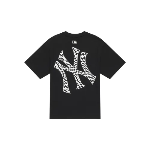 MLB Checkerboard T-Shirts Unisex Black