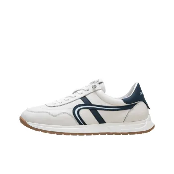 OCEANIA ROO Anti Slip And Wear Resistant Height Increasing Low Top Casual Shoes Men's White