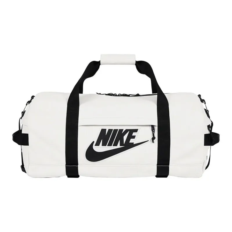 Supreme FW19 Week 14 X Nike Leather Duffle Bag Collaboration Leather Luggage Bag Travel Bag Unisex-0