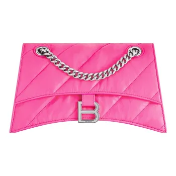 Balenciaga Small Crush Quilted Shoulder Bag