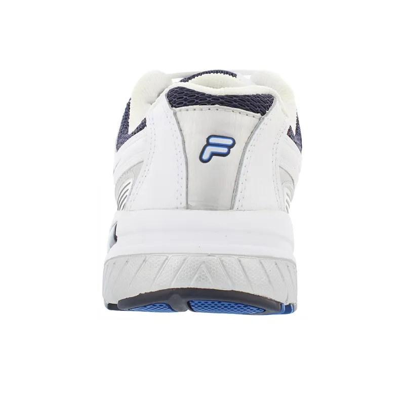 FILA Memory Decimus Cushioning Wear-Resistant Low-Top Casual Shoes Men's Blue White-2