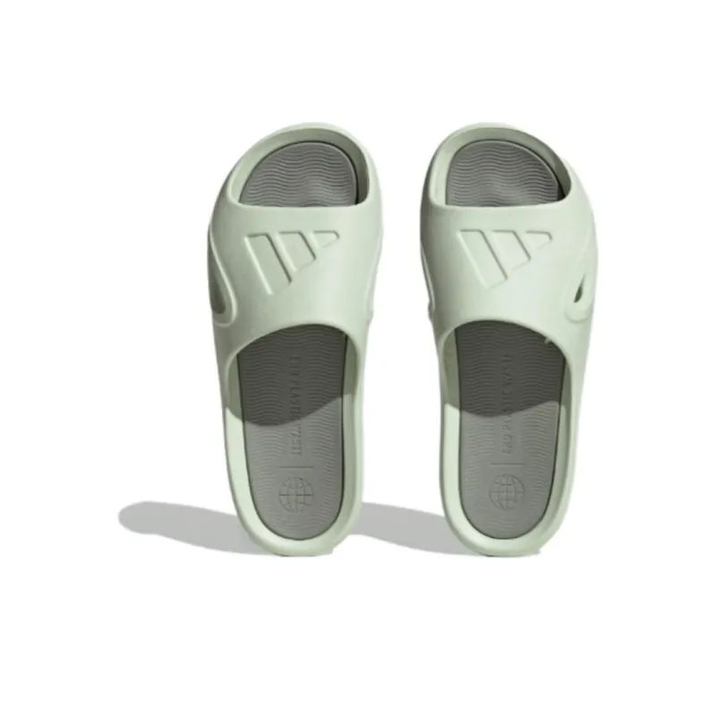 Adidas Adicane Slip-Resistant Abrasion-Resistant Slide Slippers Unisex Light Green-3