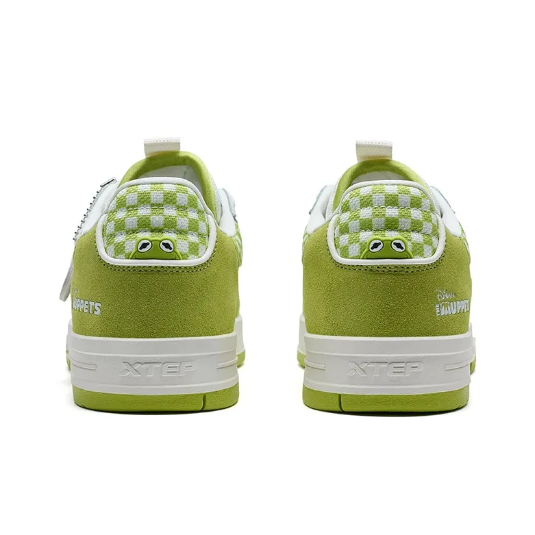 XTEP MAXX1.0 Skateboard Shoes Men Low Top Sail White/Lime-3