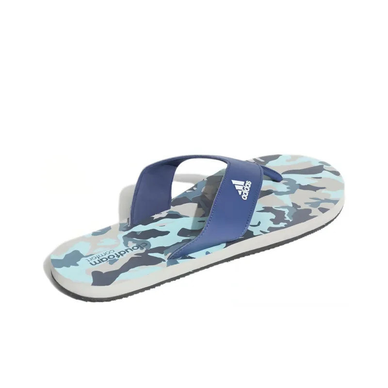 Adidas Cloudfoam Rubber Sole Slide Slippers Men's Blue-3