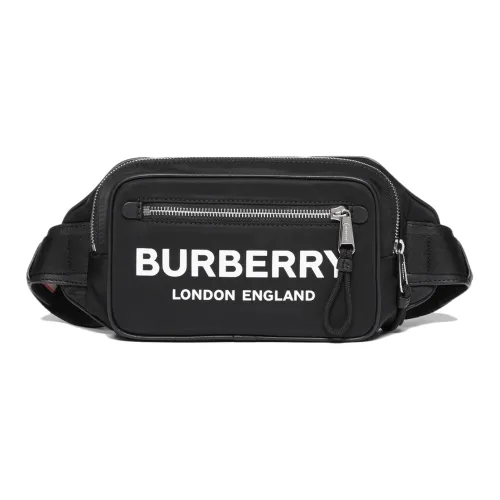 Burberry Nylon Shoulder Bag Crossbody Bag Fanny Pack Men's Black