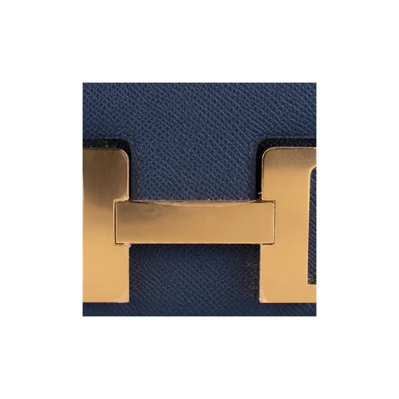 HERMES Constance Epsom Leather Shoulder Bag Crossbody Bag Women's 7U Navy Navy-6