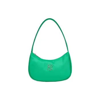 MLB Nylon Shoulder Bag Dumpling Bag Shoulder Bags Women's Grass Green/Teal