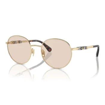 CHANEL Round Sunglasses Women's Gold