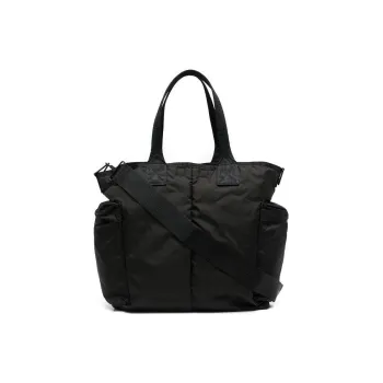 PORTER Polyester Tote Bag Shopping Bag Totes Handbags Men's Black