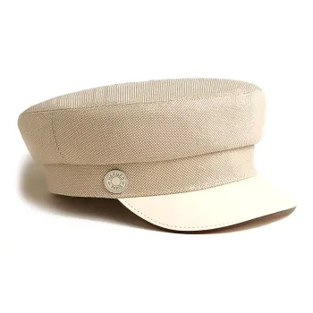 HERMES Cotton-Elastane Blend Berets Women's Brown