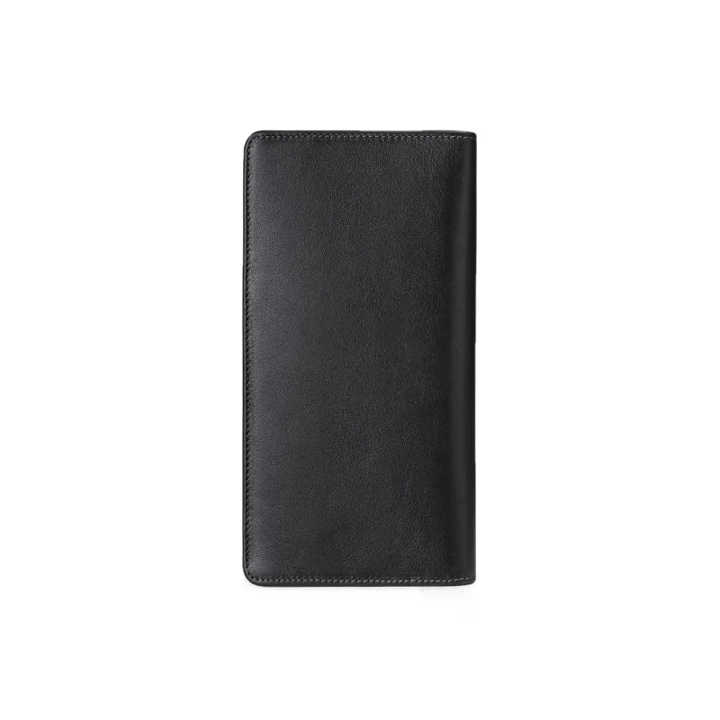 PIERRE CARDIN Genuine Leather Soft, Top Grain Cow Leather Wallet Medium Size Men's Black-1