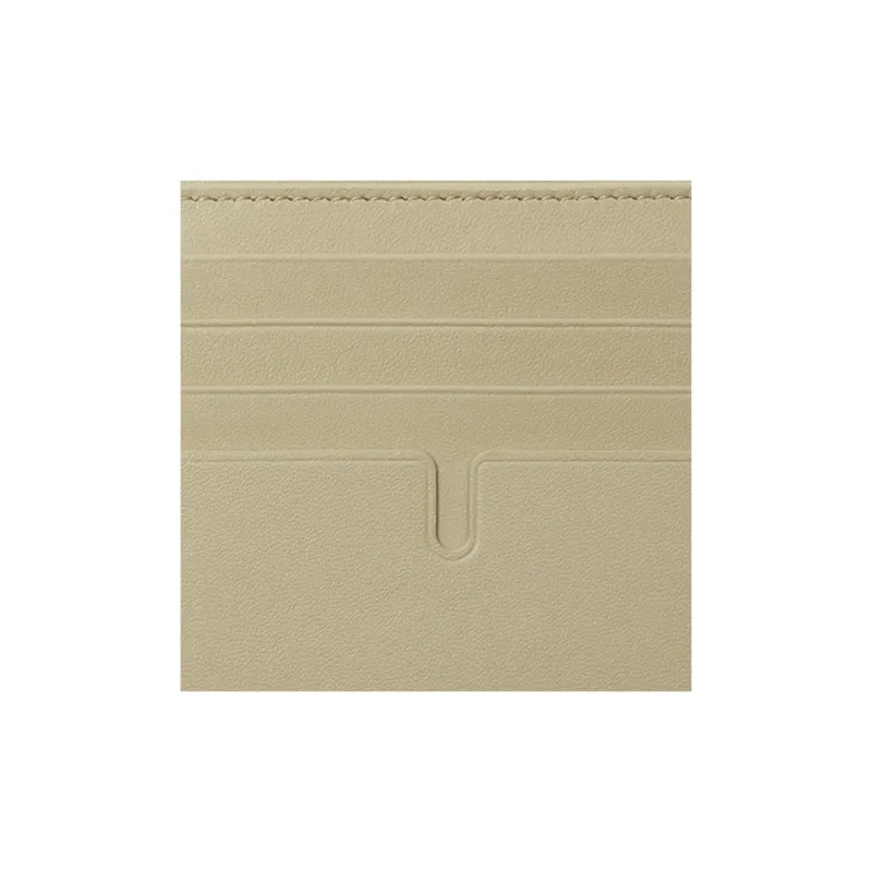 Burberry Grain Leather Wallet Men's Light Khaki-2
