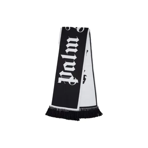 PALM ANGELS Fringed Logo Scarf