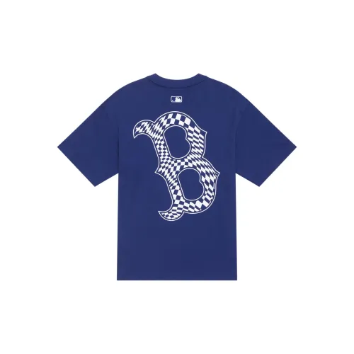 MLB Checkerboard T-Shirts Unisex Royal Blue