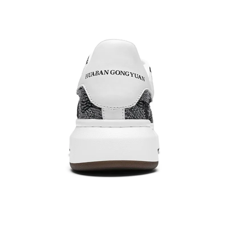 Skate Park Height Increasing Low-Top Skateboard Shoes Men's-3