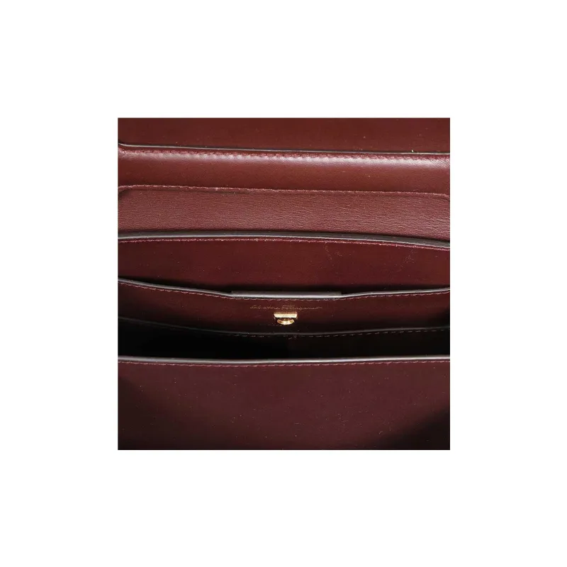 FERRAGAMO Calfskin Handbag Women's Beige-2