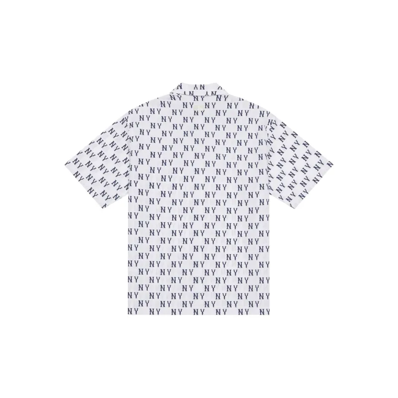 MLB New York Yankees MONOGRAM Monogram Collection SS24 Shirt Unisex Ivory-1