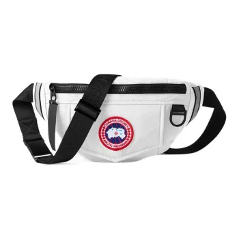 Canada Goose Nylon One Shoulder Crossbody Bag Sling Bag Fanny Pack Regular Unisex Polaris White