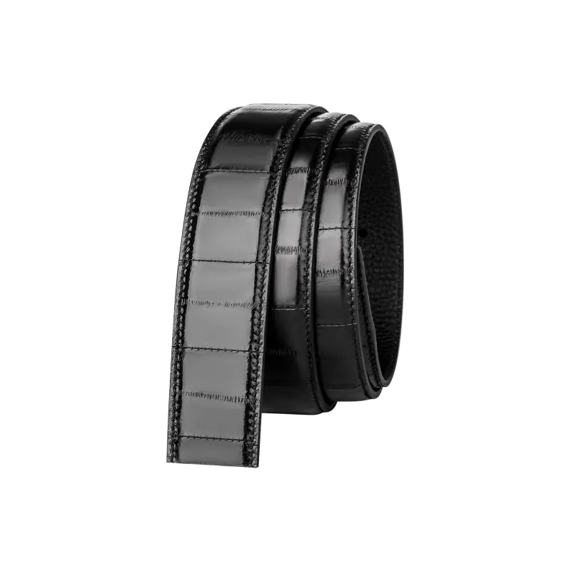 Jaylen Oos Eel Skin Leather Belts Men's Width  3.5cm-21