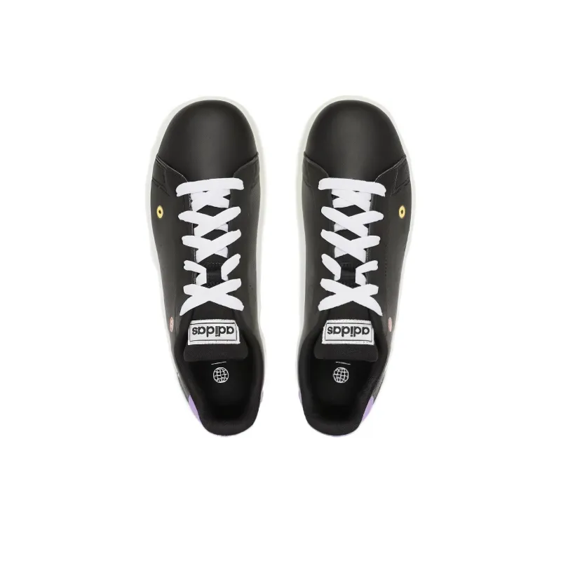 Adidas Cloudfoam Advantage Chaussures Anti Slip Wear Resistant Low Top Kids' Skateboarding Shoes Black Kids'-2