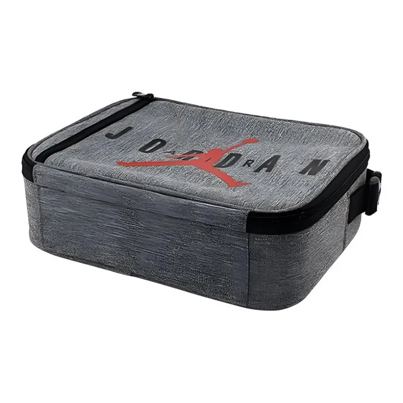 Jordan Polyester Lunch Box And Bag Unisex Gray-3