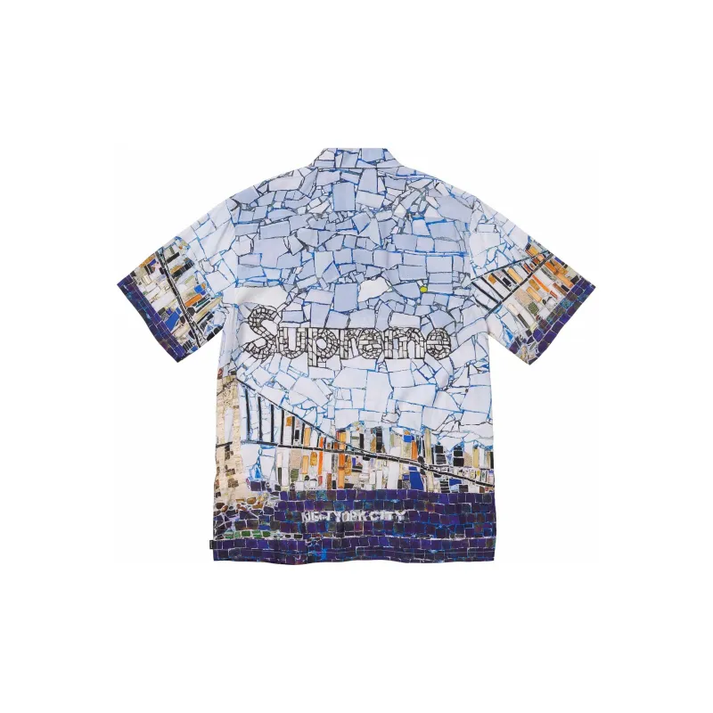 Supreme Mosaic S S Shirt-1