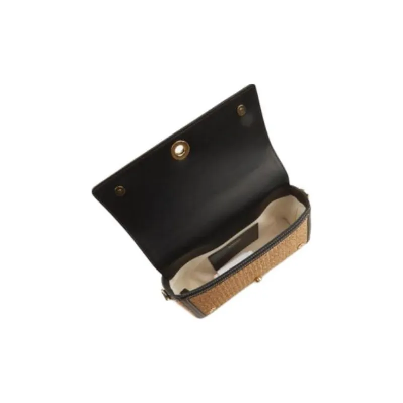 Burberry Top Handle Note Bag Natural/Black-3